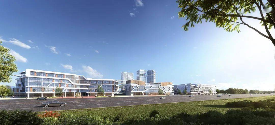 武汉爱莎国际学校沿街效果图